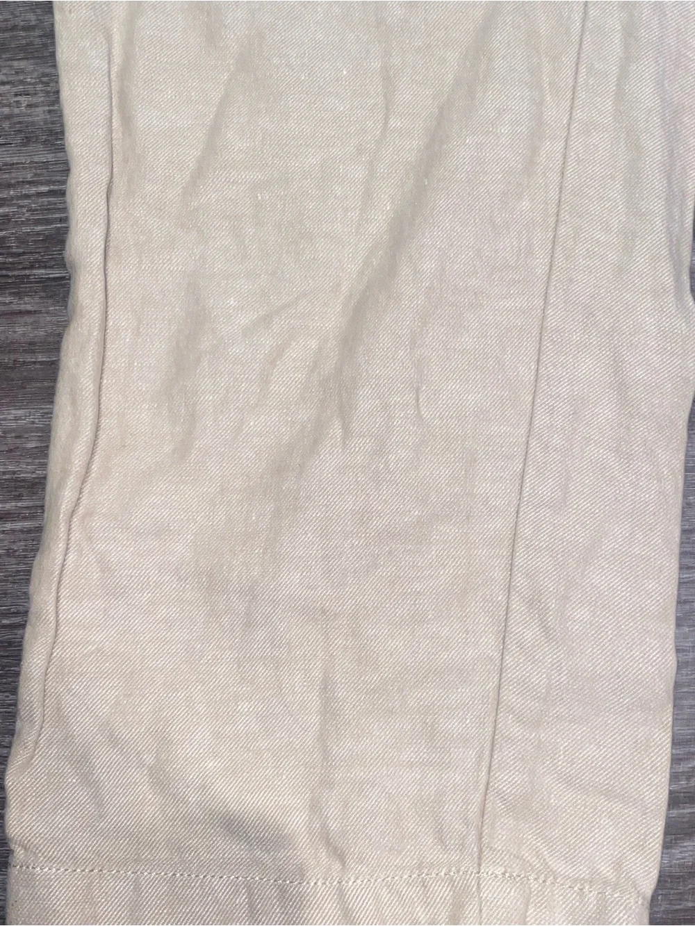 Scotch & Soda Amsterdam Warren Beige Relaxed Straight Leg Pants
